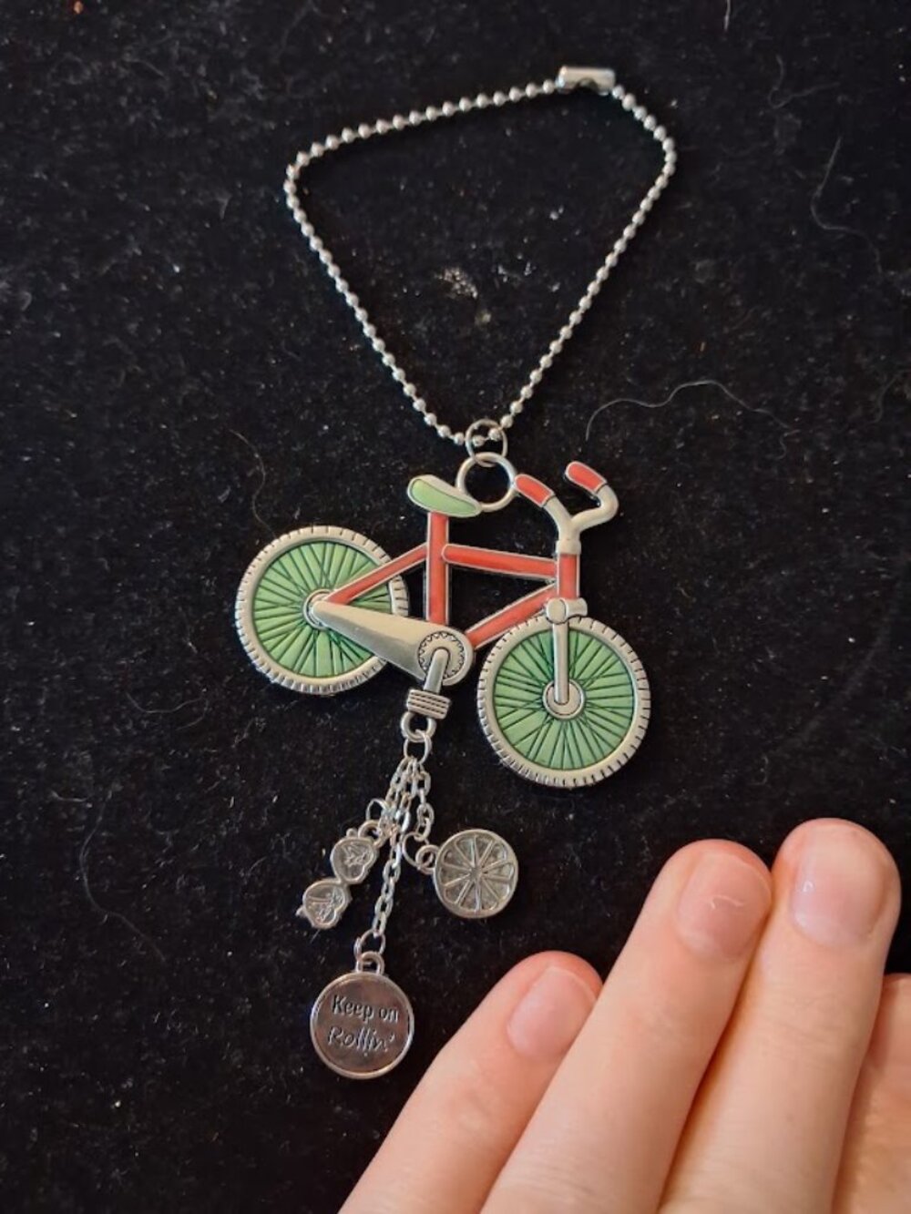 Bicycle keychain